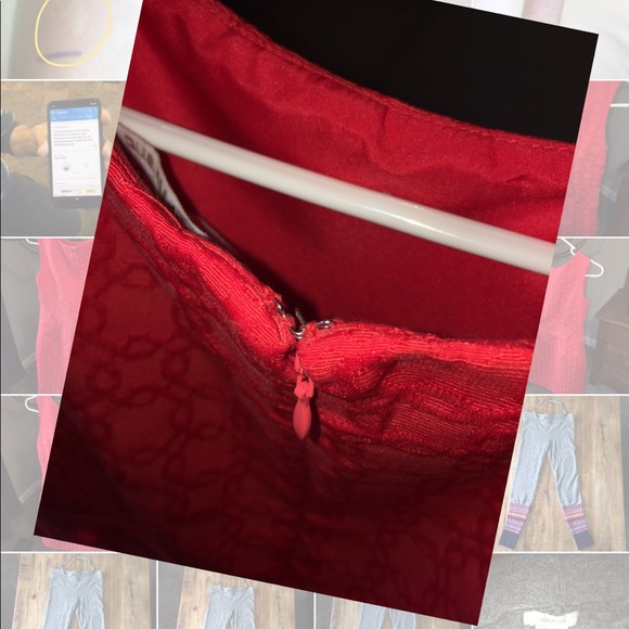 SOLD Banana Republic coral dress size 4 - Picture 7 of 7